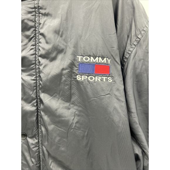 VTG 90s TOMMY HILFIGER BOOTLEG STADIUM PARKA COAT FLEECE LINED Men’s 2XL NO HOOD - Picture 4 of 9